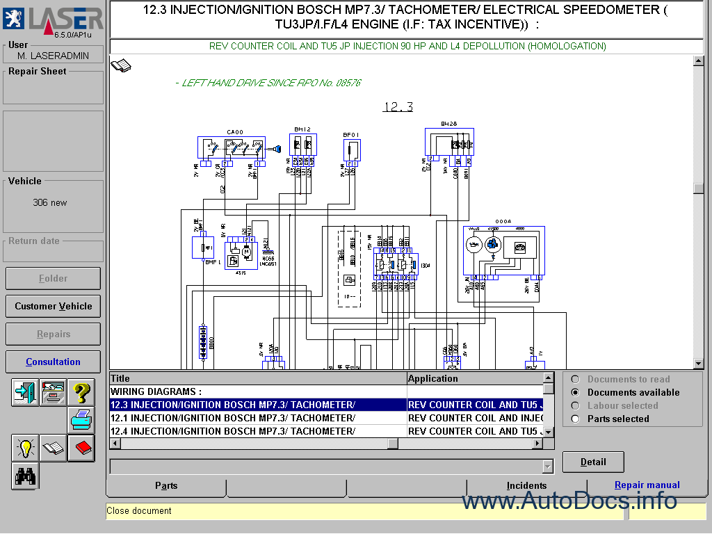 Peugeot 406 Wiring Diagram Download perutree